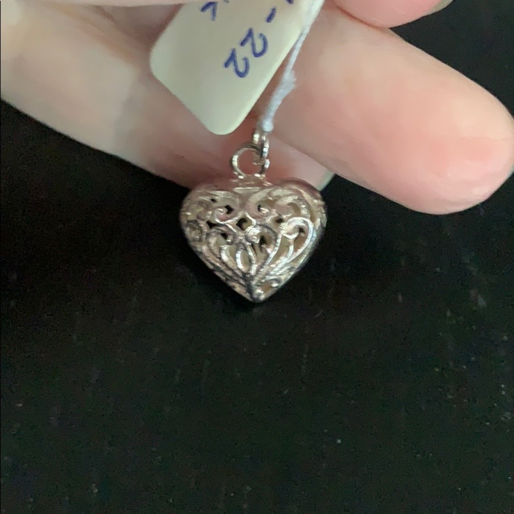 ❤️❤️ shaped sterling charm